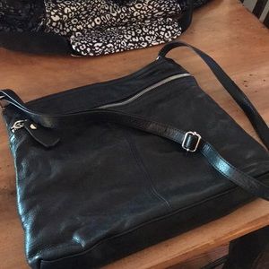 Margot genuine leather black pocketbook used
